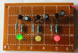 回路基板（緑点灯+黄消灯+赤点灯）