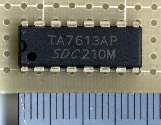 AM/FMラジオ用IC:TA7613AP