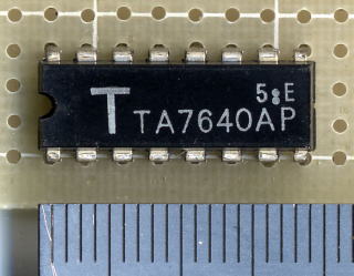 AM/FMラジオ用IC:TA7640AP